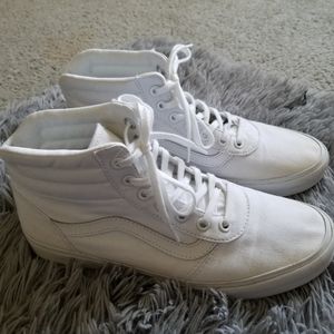 White High Top Vans